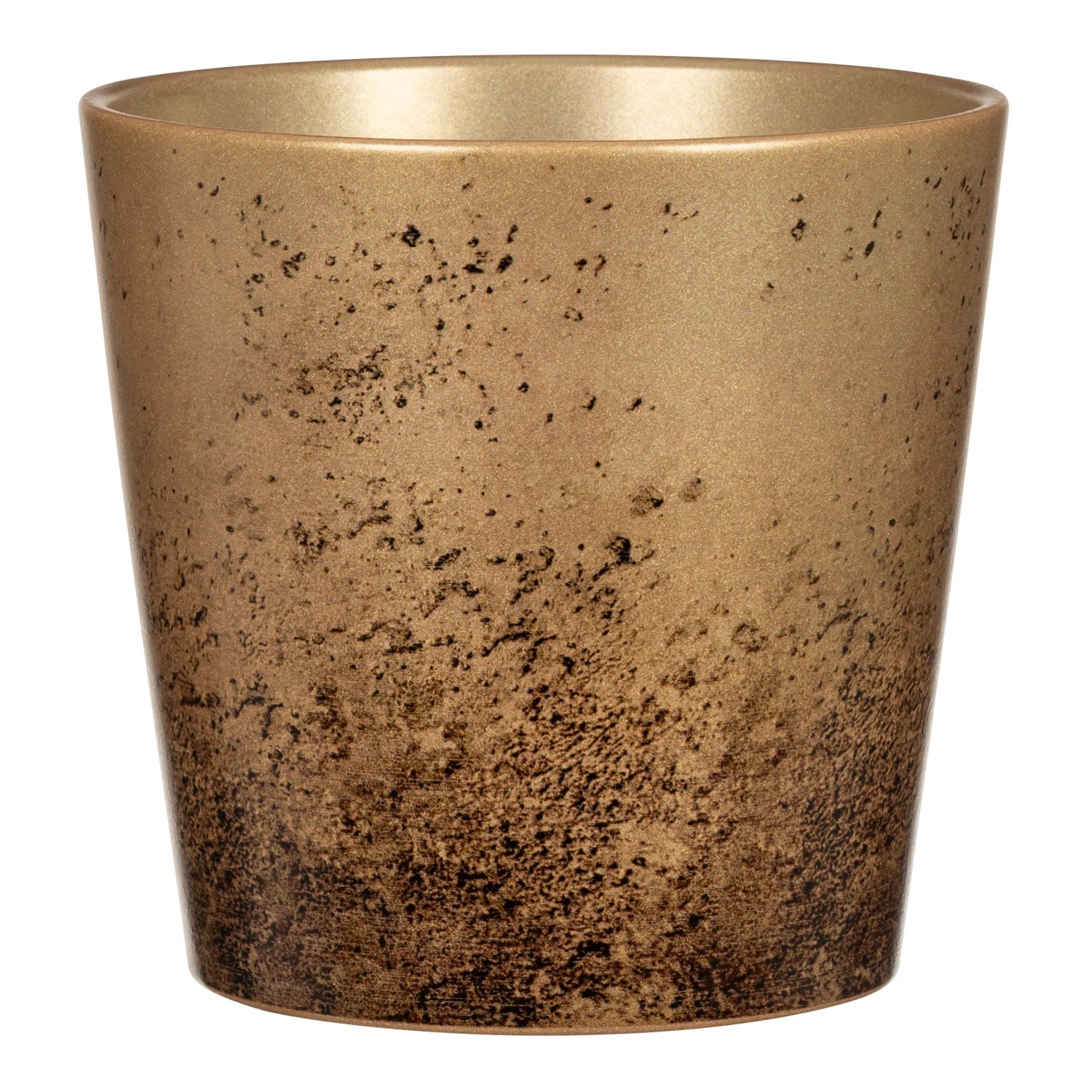 E-shop Scheurich Obal na kvetináč 778 Antique Gold, pr. 16 x 15 cm