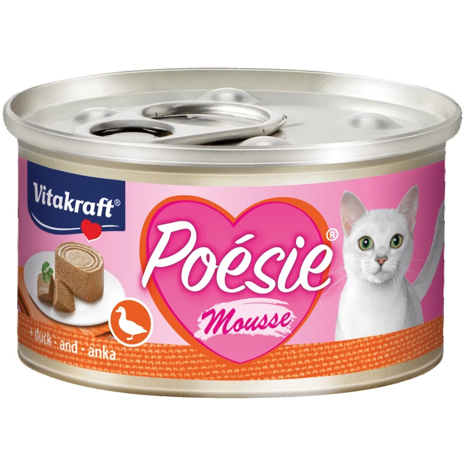 E-shop Vitakraft Paté pre mačky Poésie Mousse kačica 1 x 85 g