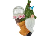 OBI LED Solárna dekoratívna lampa trpaslík, žltý 11,5 x 8,4 x 17,4 cm