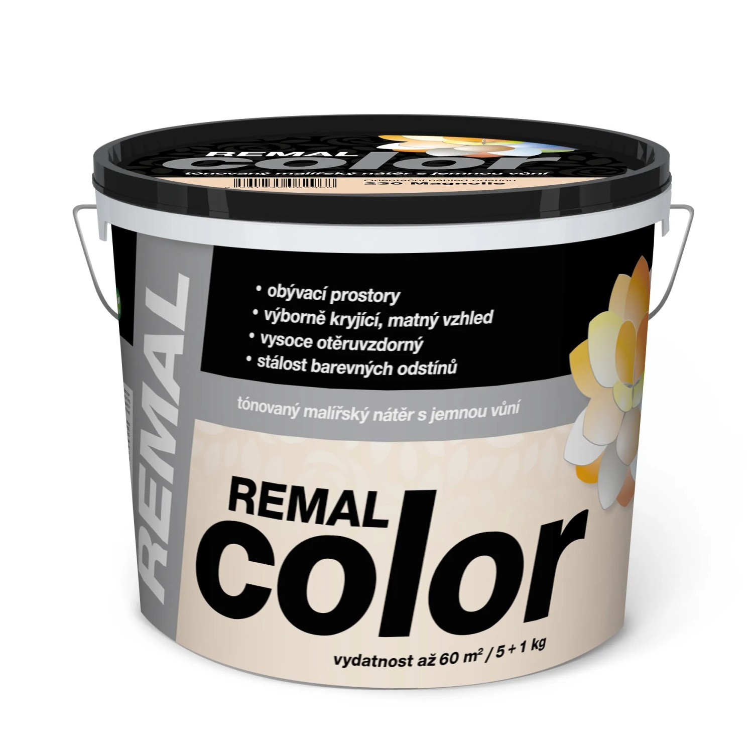 E-shop REMAL Color Tónovaný maliarsky náter s jemnou vôňou, 230 Magnólia, 5 + 1 kg