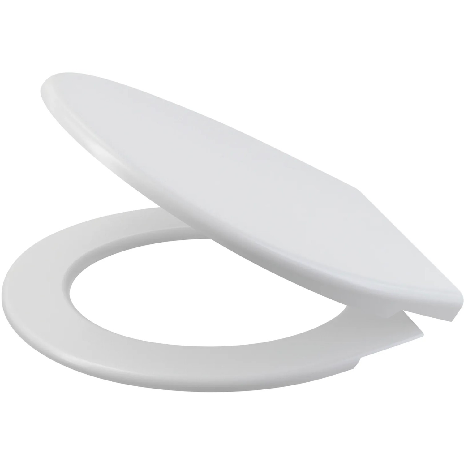 E-shop Alcadrain WC sedátko A6551 Basic Antibacterial, polypropylén, plast.pánty, biela