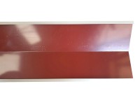 Úžlabie oxidovaná červená RAL 3009, 200 x 41,6 x 20 cm