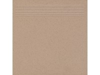 Cersanit Schodovka K300 Dark Beige hladká matná 30 x 30 cm