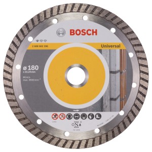 Diamantový rezný kotúč Bosch Universal Turbo, Ø 180 mm, pre príslušenstvo uhlovej brúsky.