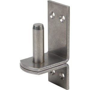 Nerezový priskrutkovací záves D2, 35x100x13mm, na upevnenie dverí, brán a okeníc.