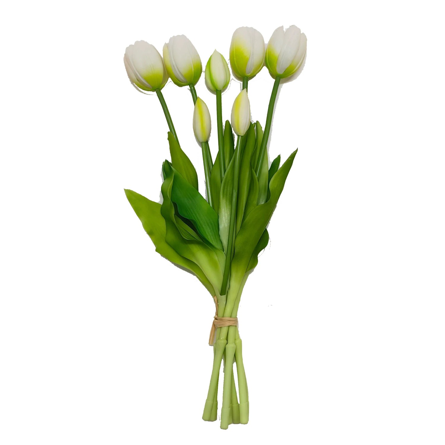 E-shop Boltze Umelá rastlina kytica tulipánov biela 13 x 13 x 40 cm