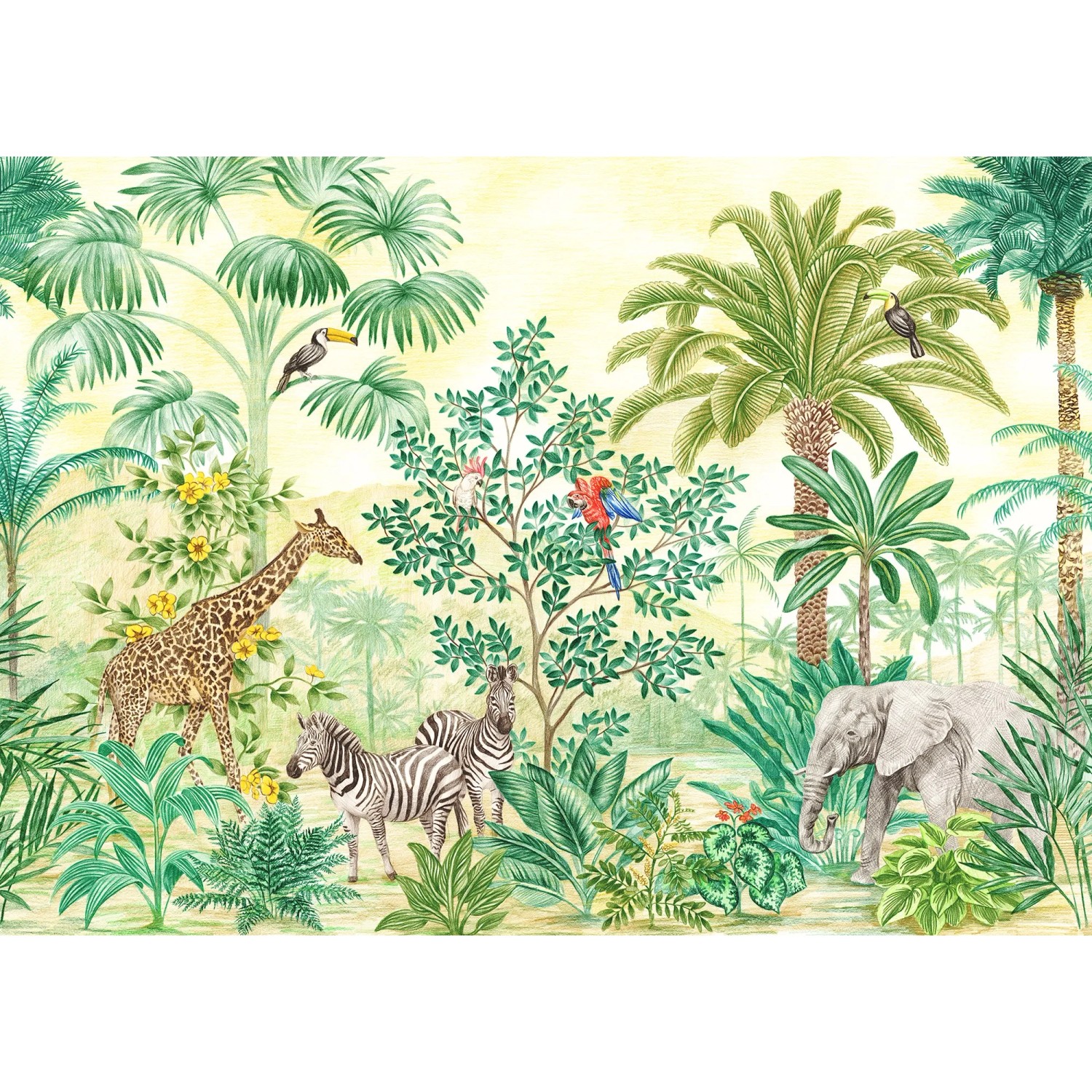 E-shop Komar Vliesová fototapeta Jungle Adventure 350 x 250 cm