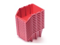 Kistenberg Set úložných boxov Bineer 12 Long KBILS12 červená 12 x 7,7 x 6 cm