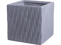 Kvetináč Rodez 32 cm x 32 cm x 32 cm svetlosivý
