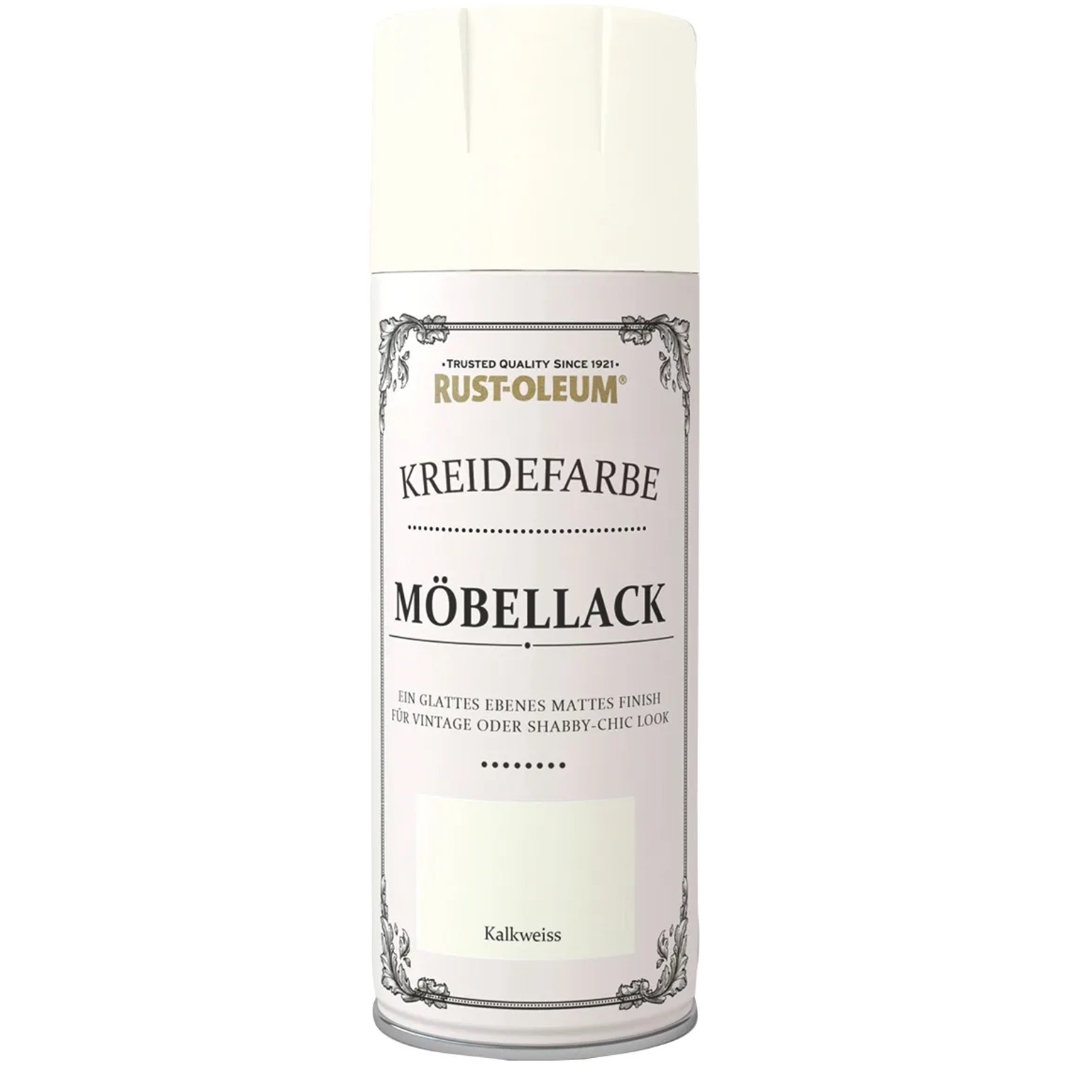 E-shop Rust-Oleum Kriedová farba na nábytok, biela matná, 400 ml