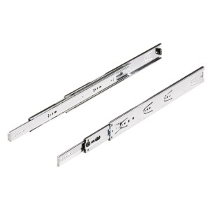 Hettich guľôčkový plnovýsuv, 350 mm, chrómovaná oceľ pre zásuvky.