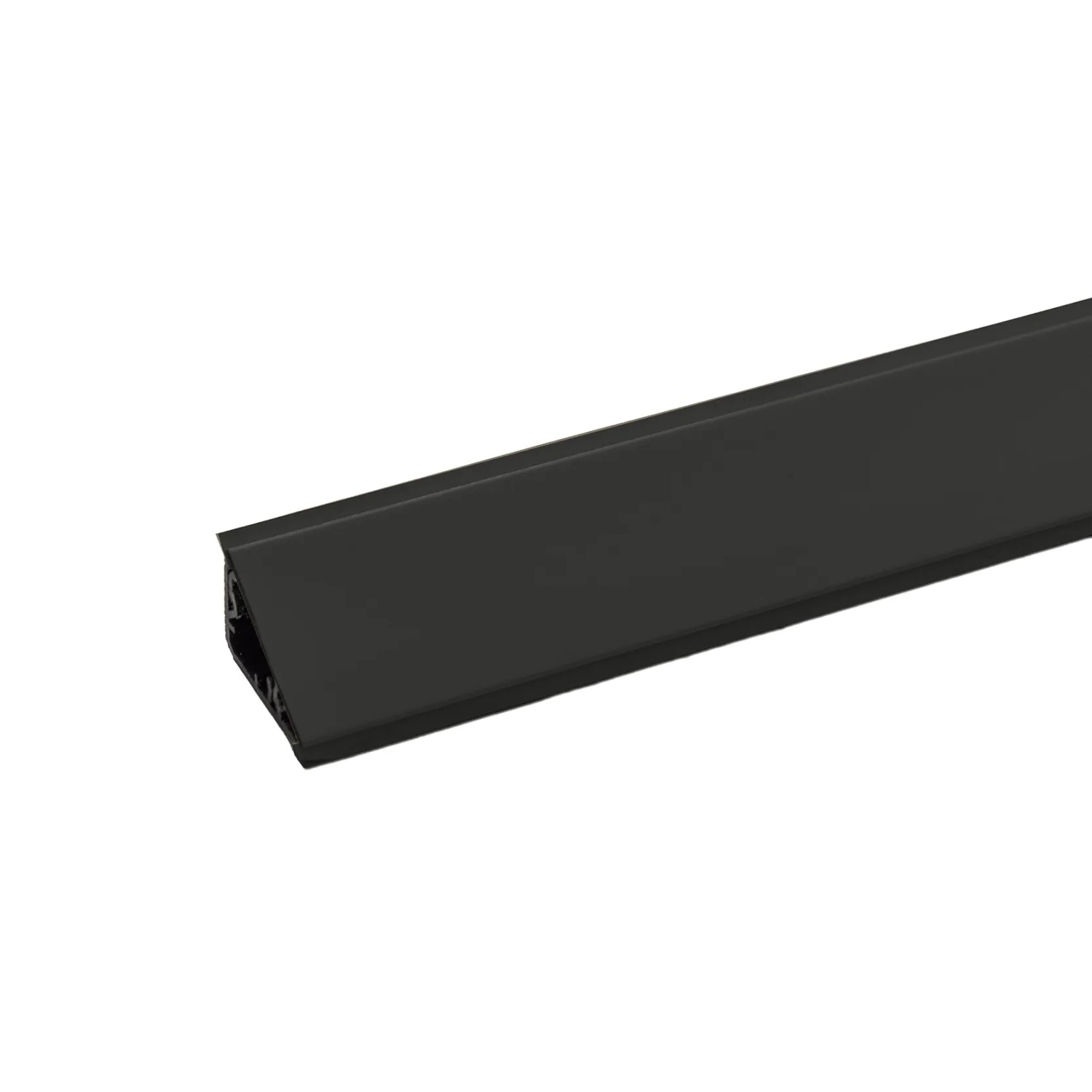 E-shop Kaindl Lišta k pracovnej doske 2190 čierna 300 x 2,4 x 1,6 cm