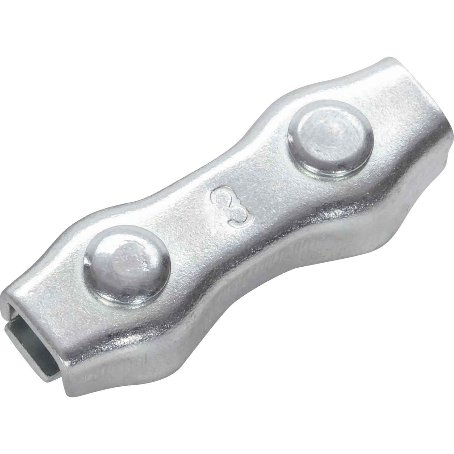 E-shop LUX-TOOLS Lanová svorka Duplex pozinkovaná oceľ, 1 ks, pre laná s pr. 4-6 mm