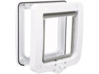 Trixie Priechodné dvierka so 4 funkciami 20 cm x 22 cm biele