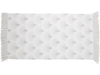 VLC Bavlnený koberec so vzorom bielo-mätový 60 x 120 cm