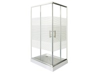 Sanotechnik Sprchovací kút s vaničkou, chróm, 80 x 100 x 185 cm Sanotechnik Sprchovací kút s vaničkou, chróm, 80 x 100 x 185 cm