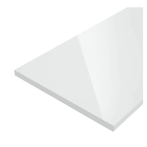 Deftrans Kúpeľňová doska METRO biely lesk 90 x 2,5 x 46 cm
