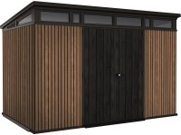KETER Plastový záhradný domček Pent 11x7 Vertical, hnedá, 342 x 216 x 226 cm