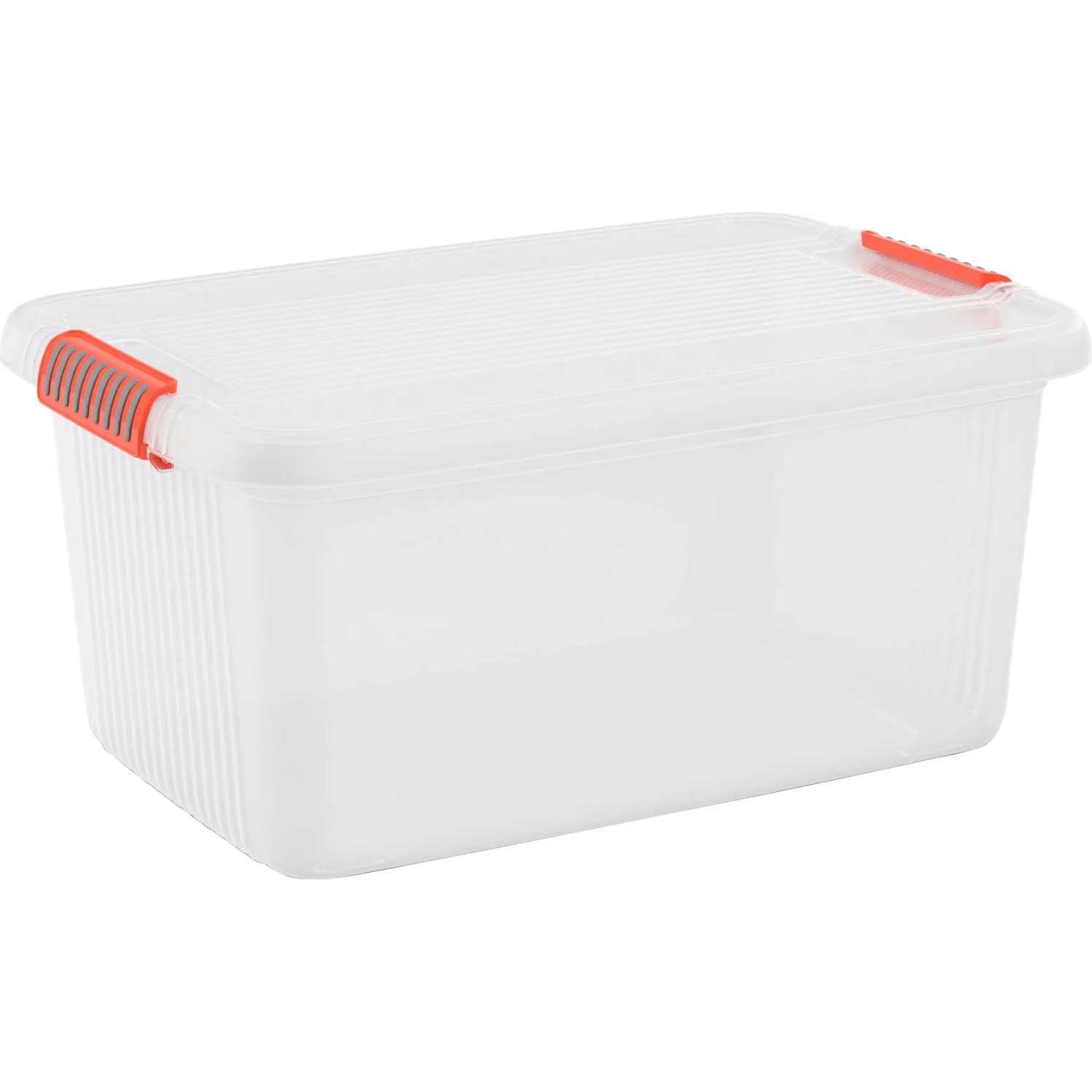 E-shop Úložný box L s uzatváracími sponami K s vekom