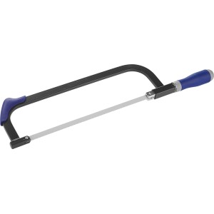 LUX Profesionálny pílkový list na kov, 300 mm, s modrou 2-komponentnou rukoväťou pre pohodlné rezanie.