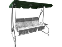 Strecha pre 3-miestnu hollywoodsku hojdačku Talca, tmavo zelená, 145 x 227 cm