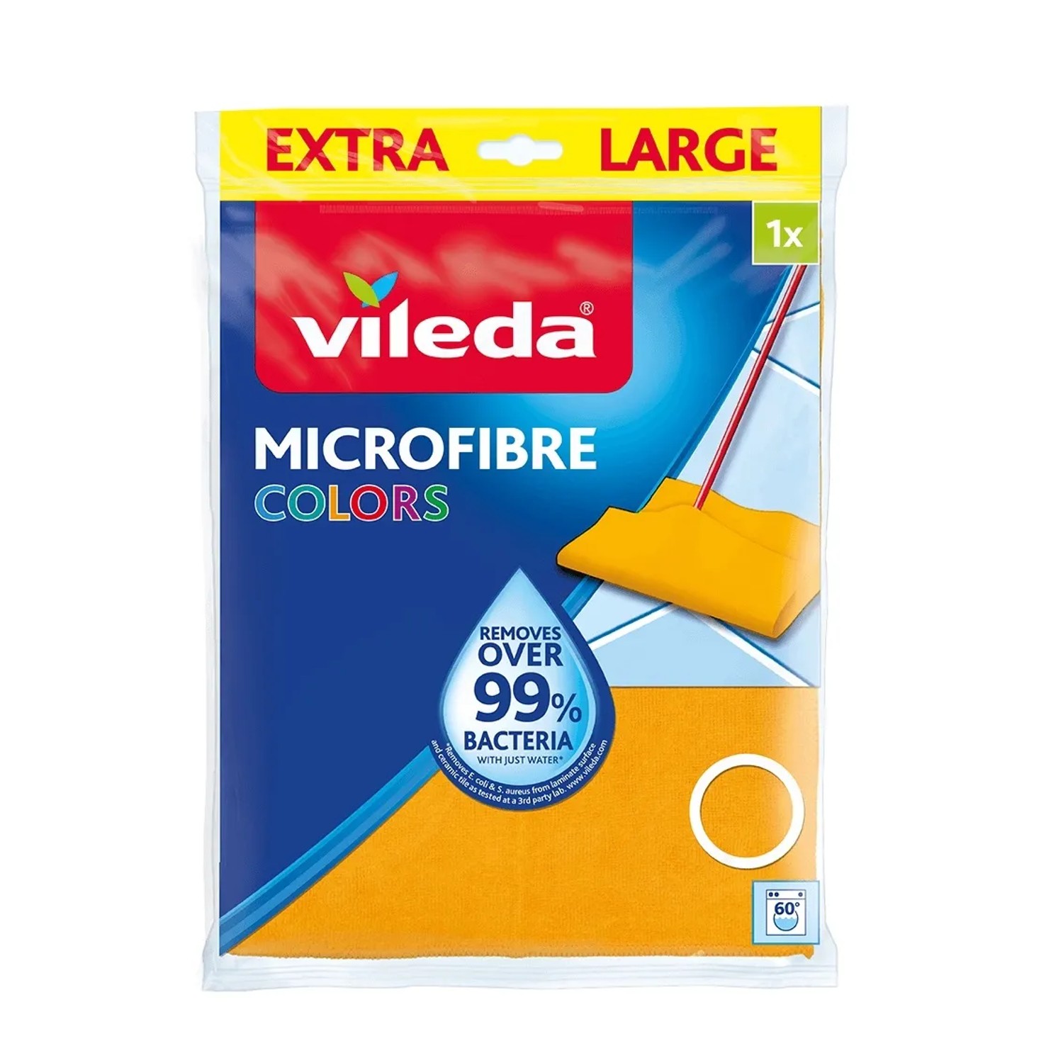 E-shop Vileda Mikrohandrička na podlahu COLORS 48,5 x 60 cm, 1 ks