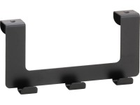 Bemeta Vešiak na dvere DARK s 3 háčikmi 175 x 85 x 34 mm