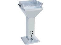 Gril na drevené uhlie štvorcový 91 x 51 x 39 cm