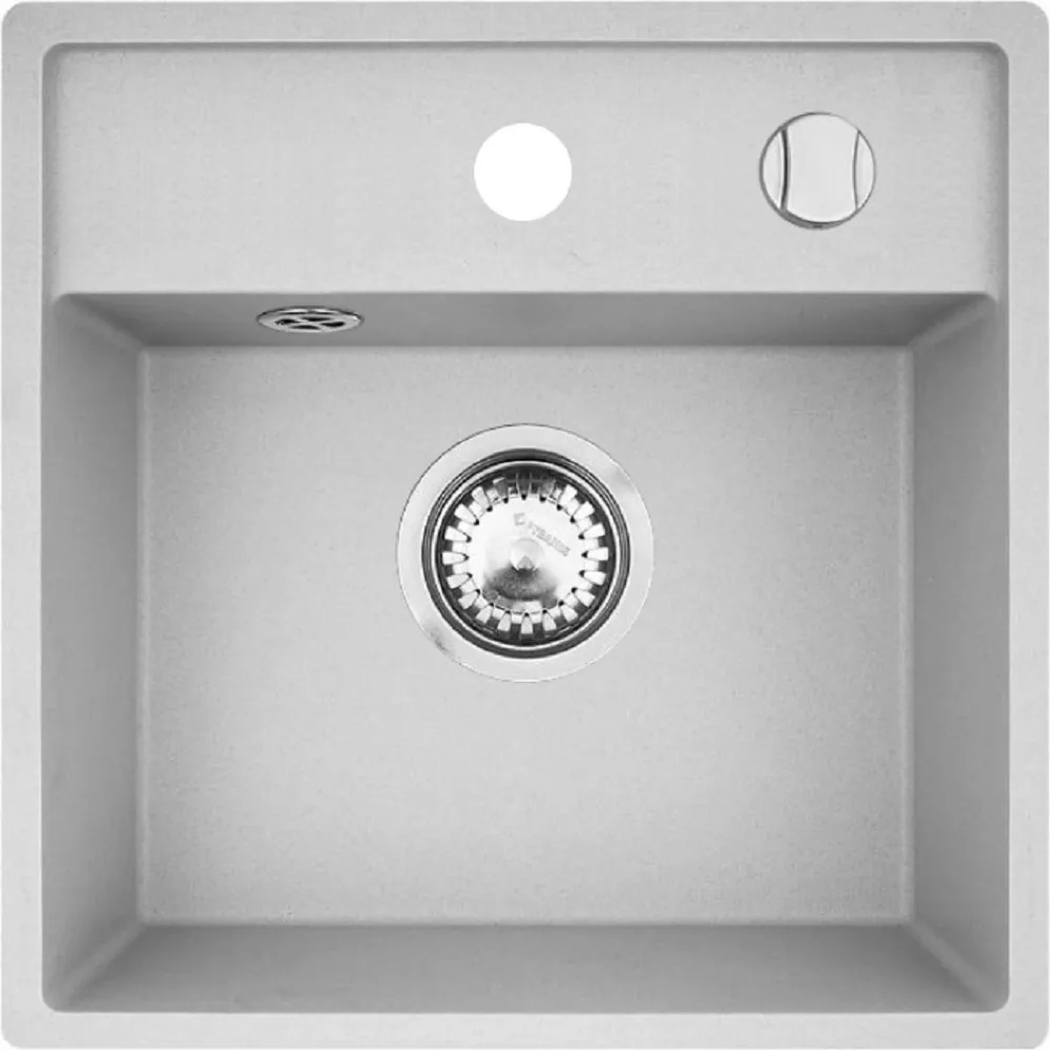E-shop Pyramis Granitový drez Camea Mini 1B, industrial grey, 40 x 40 cm