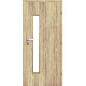 Voster Falcové interiérové dvere METRIX 1/3, lakované, dub bielený, 90 P