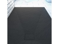 AURLANE Kompozitná sprchová vanička STONE čierna 90 x 140 cm