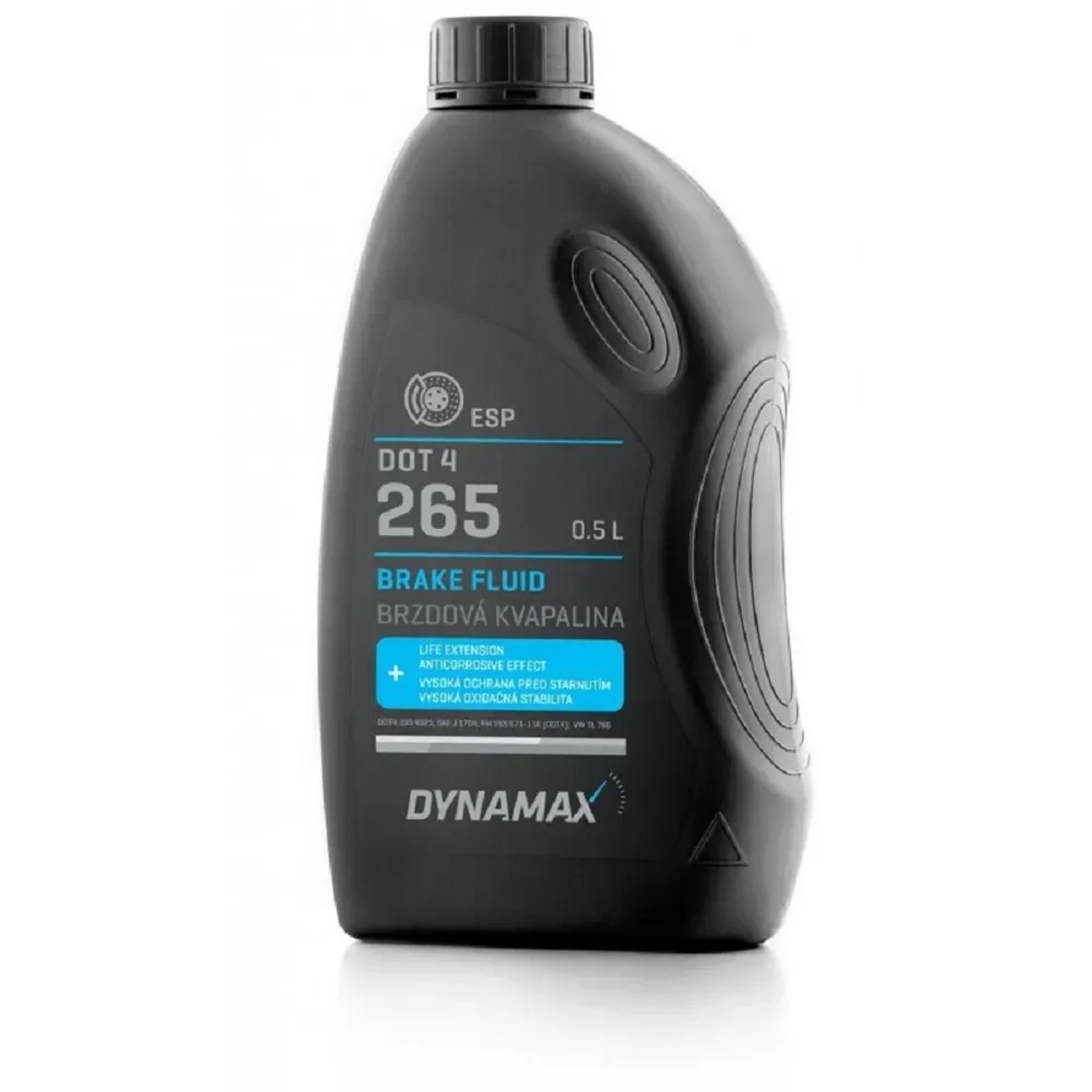 E-shop DYNAMAX Brzdová kapalina Stop 265 DOT4 ESP, 0,5 l
