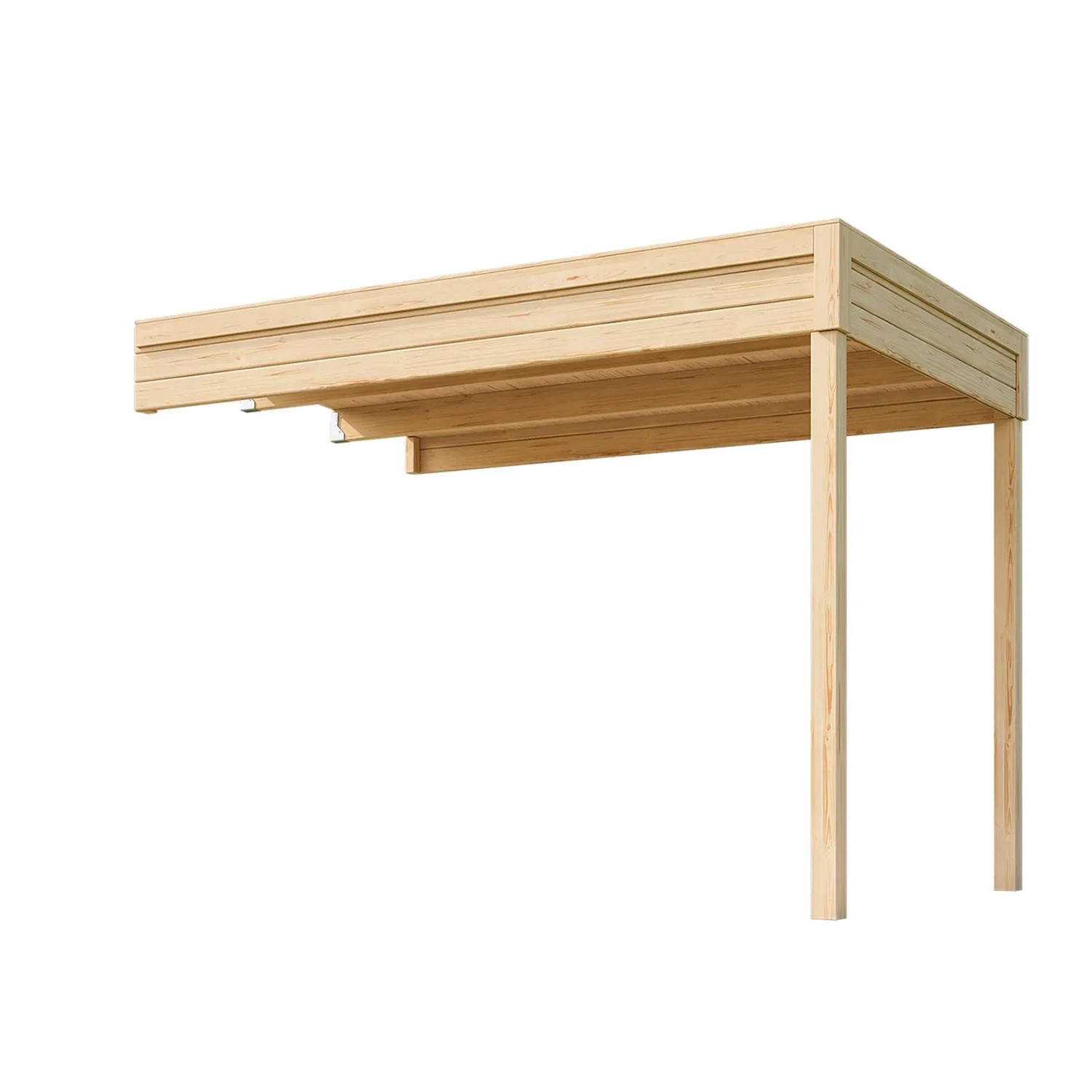 E-shop Weka Prístavba 2 pre drevený záhradný domček Batu 1, prírodná, 300 x 200 cm