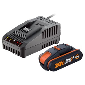 Worx 20V 2Ah batéria s nabíjačkou pre náradie PowerShare.