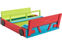 SwingKing Pieskovisko auto, pestrofarebné, 120 x 100 cm