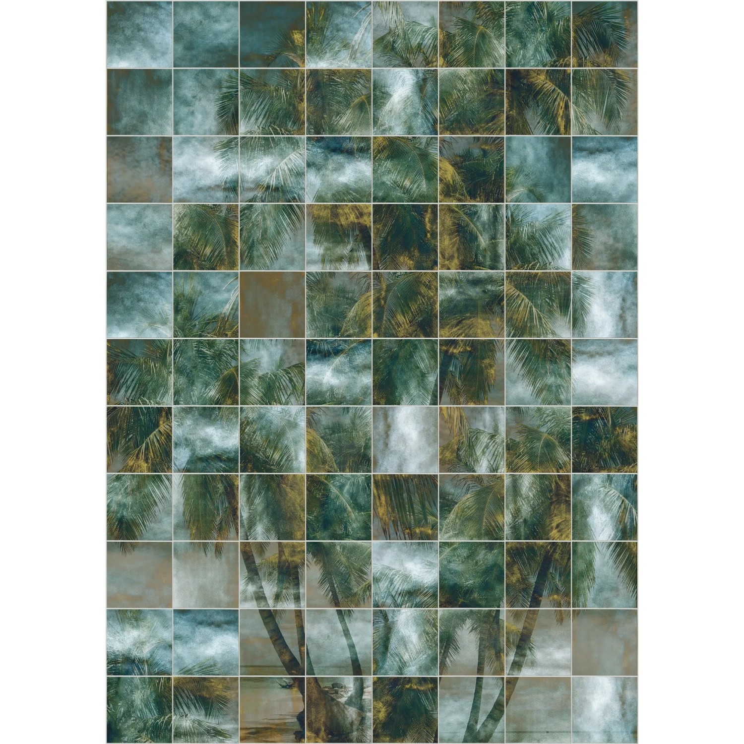 E-shop Komar Vliesová fototapeta Palm Puzzle 200 x 280 cm