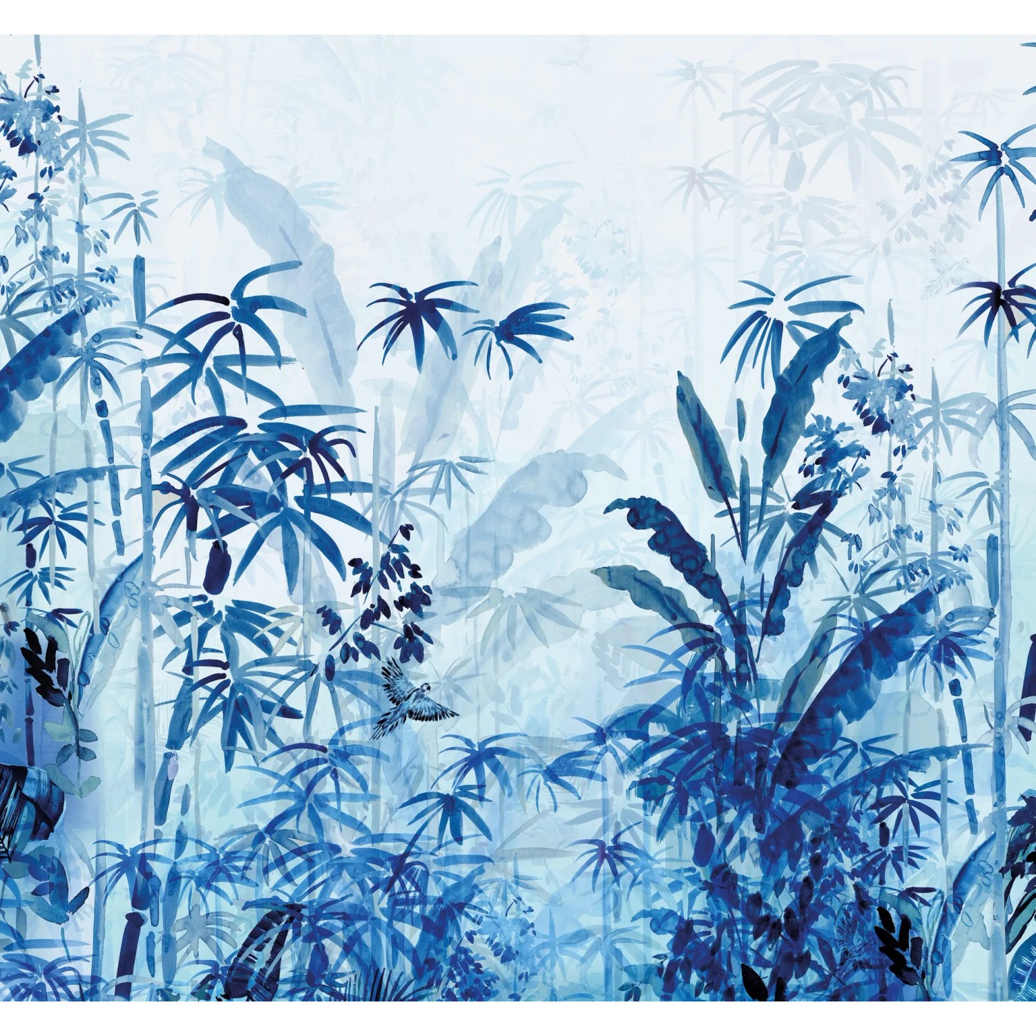 E-shop Komar Vliesová fototapeta Blue Jungle 300 x 280 cm