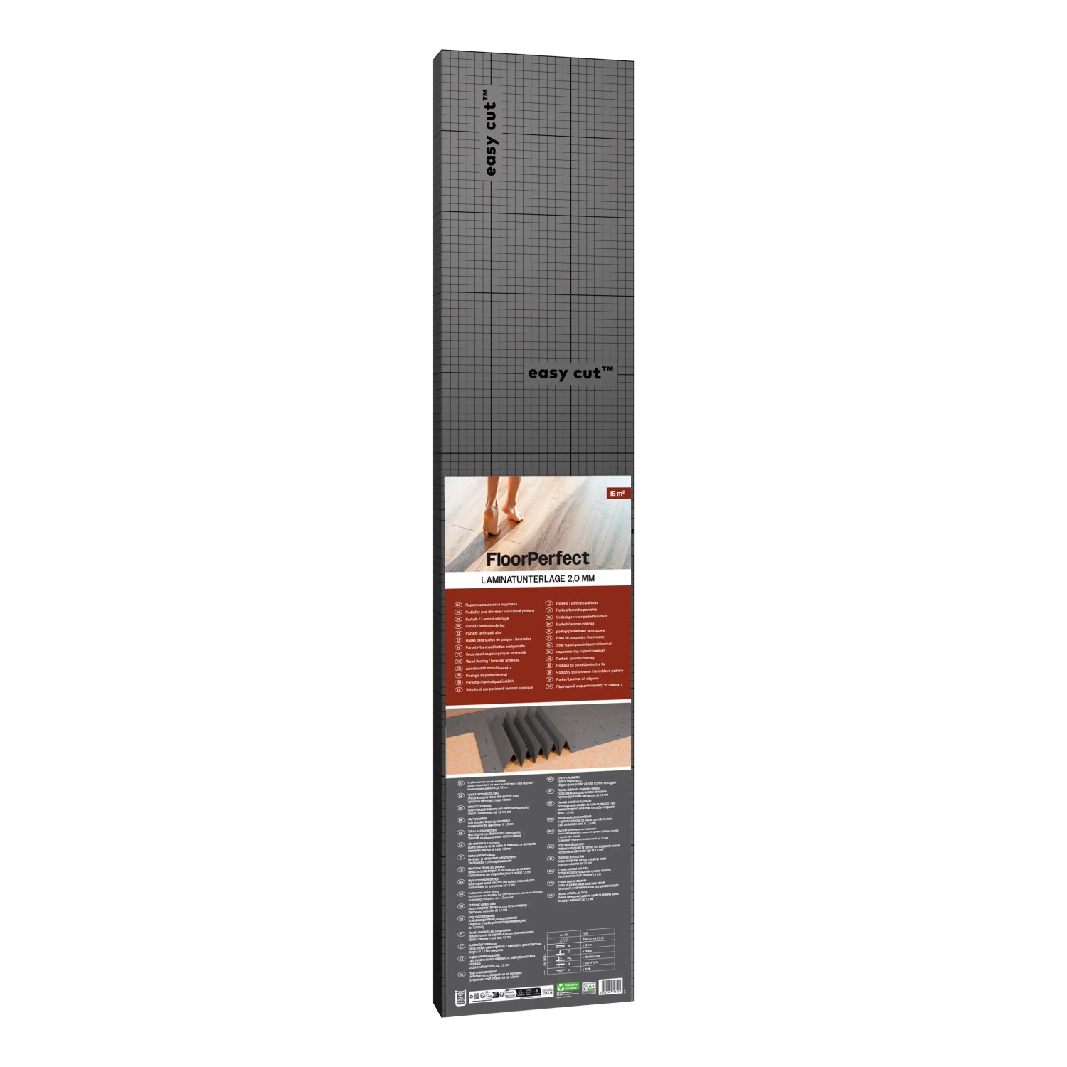 E-shop SELIT Podložka pod drevené a laminátové podlahy FloorPerfect 2 mm, 1,2 x 12,5 m