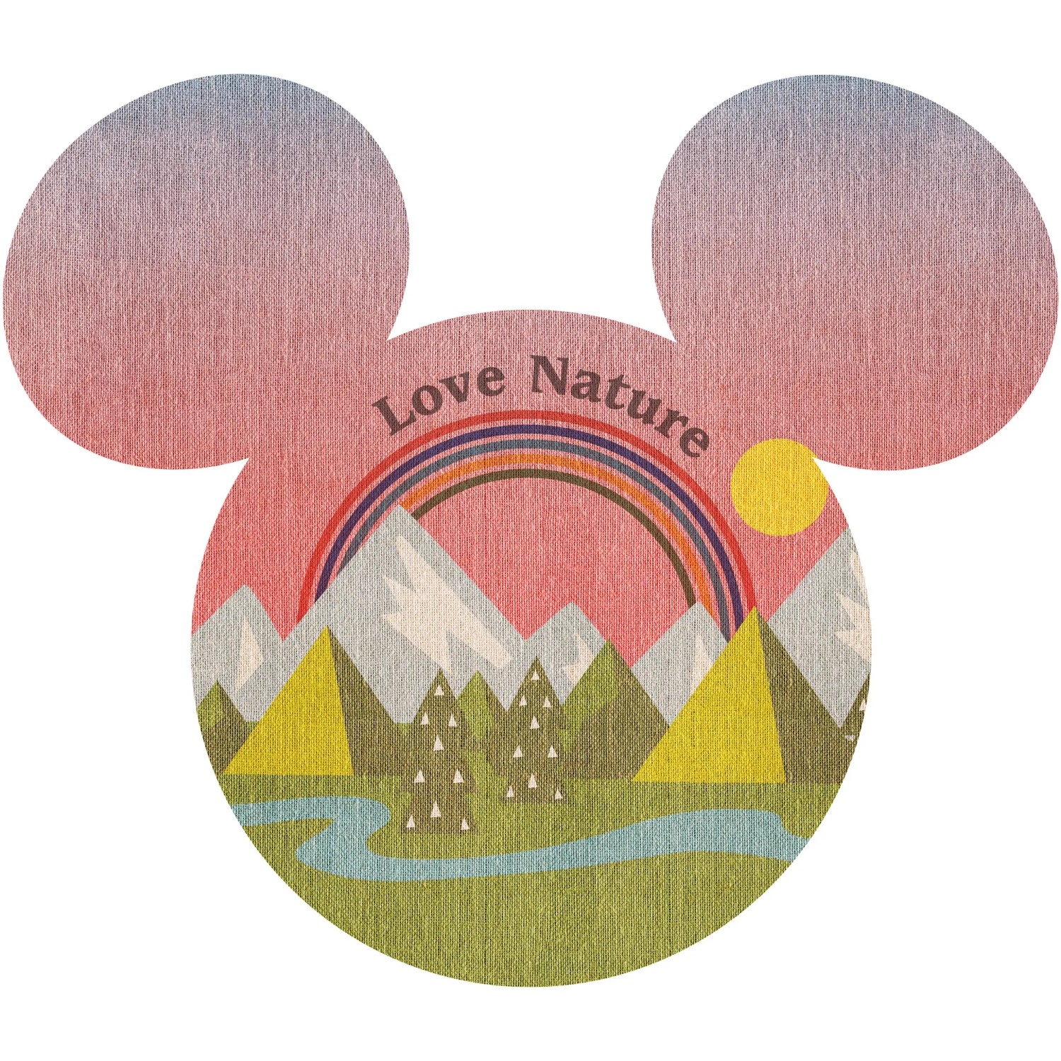 E-shop Komar Samolepiaca vliesová fototapeta Dot Mickey Mouse Head Summer Hike pr.127cm