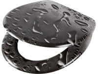 baliv WC sedátko Lavayen z duroplastu, SoftClose, motív kvapiek