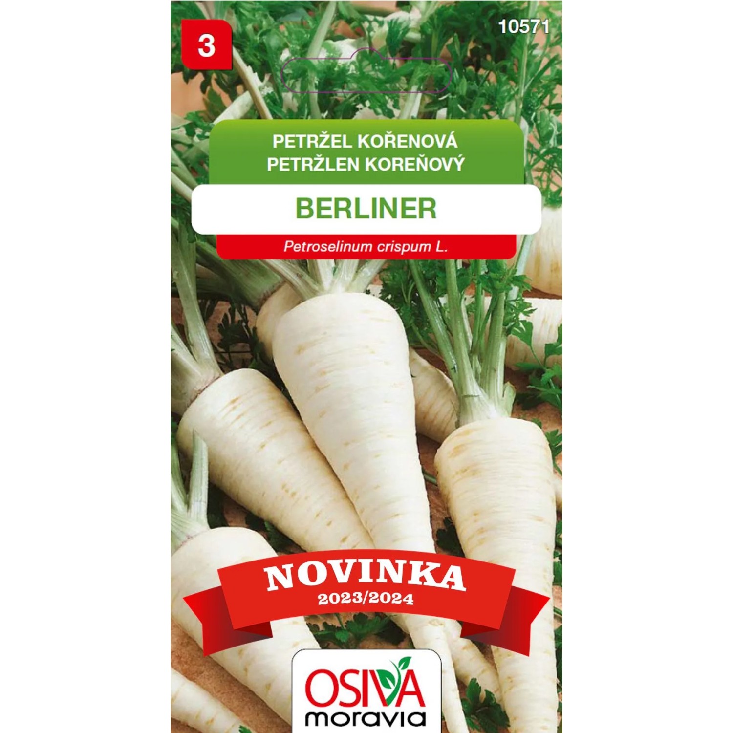 E-shop OSIVA Moravia Petržlen koreňový "Berliner" (Petroselinum crispum L.)