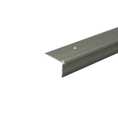 Döllken Schodová hrana pre vinylové podlahy 1163 nerezová 1000 x 3,5 x 20 mm