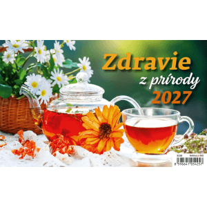 Helma 365 Stolový týždenný kalendár 2027 Zdravie z prírody 22,6 x 13,9 cm
