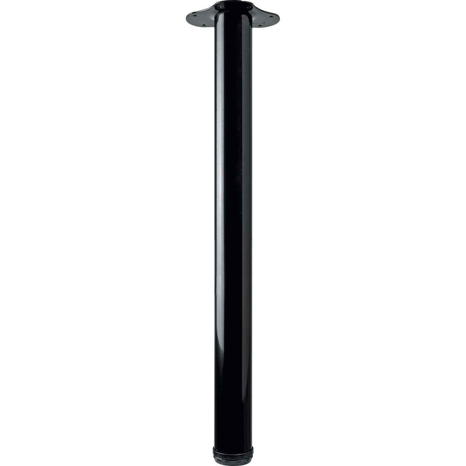 E-shop Hettich Nábytková noha guľatá pr. 60 mm čierna