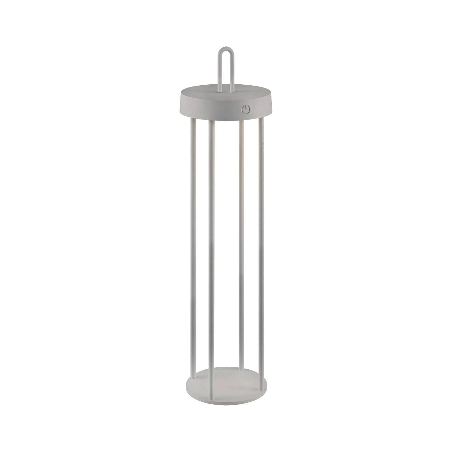 E-shop Just Light. Nabíjacia stolná LED lampa Anselm IP44 greige pr. 12,8 x 50,4 cm