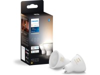 Philips Hue Smart žiarovka White Ambiance GU10 4,2 W 2200-6500K 400lm, 2 ks Philips Hue Smart žiarovka White Ambiance GU10 4,2 W 2200-6500K 400lm, 2 ks