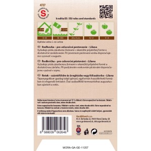 GardenSeed Premium Semienka Reďkovka Lilana