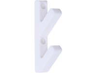 Denpanels 3D háčiky pre akustické panely, biela, 2 ks