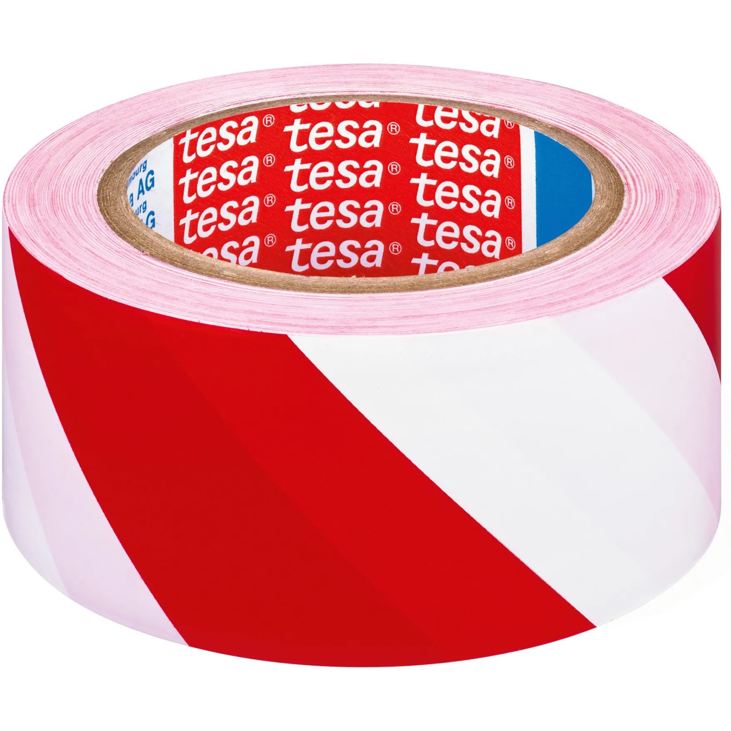 E-shop tesa Vyznačovacia lepiaca PVC páska Professional 60760 červenobiela 33 m x 50 mm