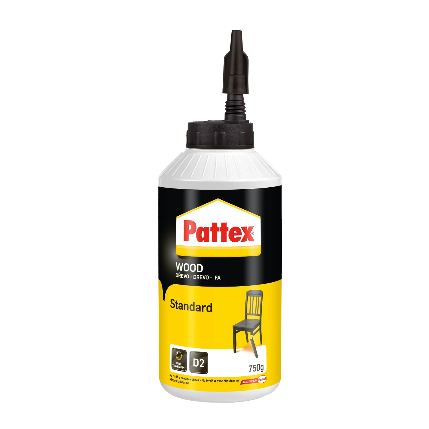E-shop Pattex Univerzálne disperzné lepidlo WOOD STANDARD 750 g